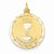 14k Gold Holy Communion Disc pendant, Fine Pendants for Necklace