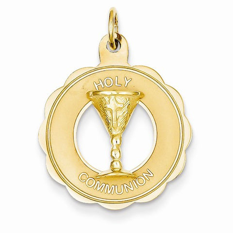 14k Gold Holy Communion pendant, Pendants for Necklace