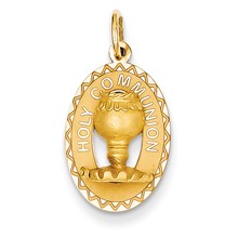 14k Gold Holy Communion Charm hide-image