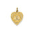 My Confirmation Heart Disc Charm in 14k Gold