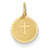 14k Gold Small Baptism Charm hide-image