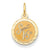 14k Gold Sweet Sixteen Disc Charm hide-image