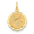 14k Gold Sweet Sixteen Disc Charm hide-image