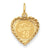 14k Gold Sweet Sixteen Heart Charm hide-image