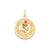 Happy Birthday Disc Charm in 14k Gold