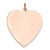 14k Rose Gold Heart Disc Charm hide-image