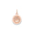 Happy Birthday Disc Charm in 14k Rose Gold