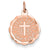 14k Rose Gold Baptism Charm hide-image