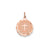 Baptism Charm in 14k Rose Gold
