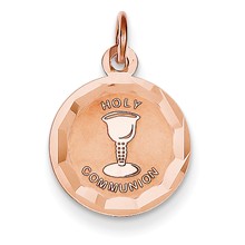 14k Gold Rose-Gold Holy Communion Charm hide-image