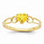 14k Yellow Gold Citrine Birthstone Ring