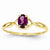 14k Yellow Gold Rhodolite Garnet Birthstone Ring