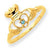 14k Aquamarine Birthstone Ring