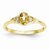 14k Yellow Gold Diamond & Citrine Ring