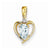 14k Gold Diamond & Aquamarine pendant, Appealing Pendants for Necklace