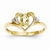 14k Yellow Gold Diamond & Citrine Ring
