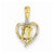 14k Gold Diamond & Citrine pendant, Pendants for Necklace
