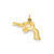 Revolver Charm in 14k Gold