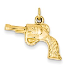 14k Gold Revolver Charm hide-image