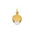 Shell with Cultured Pearl Charm in 14k Gold