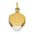 14k Gold Shell with Cultured Pearl Charm hide-image