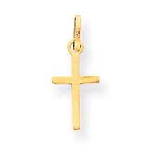 14k Gold Small Cross Charm hide-image