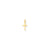 Small Cross Charm in 14k Gold