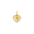 Puffed Heart Charm in 14k Gold