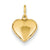 14k Gold Puffed Heart Charm hide-image