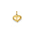 Heart Charm in 14k Gold