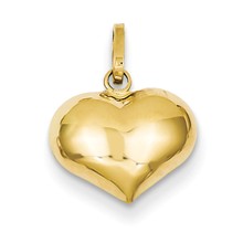 14k Gold Heart Charm hide-image