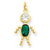 14k Gold May Boy Birthstone Charm hide-image