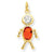 14k Gold November Boy Birthstone Charm hide-image