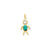 December Boy Birthstone Charm in 14k Gold