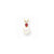 14k Gold 5mm White Cultured Pearl & Ruby Pendant, Pendants for Necklace