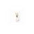 14k Gold 4mm White Cultured Pearl & .03ct. Emerald Pendant, Pendants for Necklace