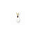14k Gold 4mm White Cultured Pearl & Sapphire Pendant, Pendants for Necklace