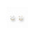 14k Yellow Gold 3.25mm Cubic Zirconia stud Earring, Jewelry Earrings