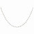 14K White Gold Coffee Brown Diamond Briolette Necklace