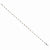 14K White Gold Coffee Brown Diamond Briolette Bracelet