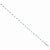 14K White Gold Blue Diamond Briolette Bracelet