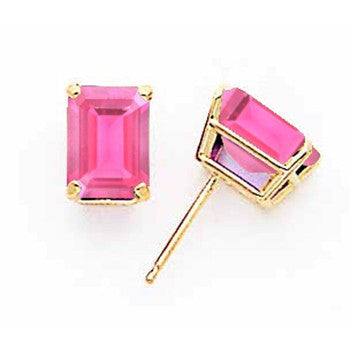 14k Yellow Gold Earring, Jewelry Earrings
