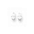 14k Yellow Gold Cubic ZirconiA Quality Diamond pear stud Earring, Jewelry Earrings