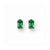 14k White Gold 5x3mm Oval Mount St. Helens Earring, Jewelry Earrings