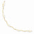 14K Yellow Gold with White Pearl Necklace
