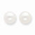 14k White Gold 6-6.5mm White Freshwater CulturedPearl Stud Earrings