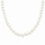 14K Yellow Gold Graduated White Freshwater Cultured Pearl Necklace