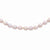 14K Yellow Gold Purple Rice Shape Freshwater Cultured Pearl Necklace