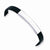 Sterling Silver Id Black Rubber Bracelet
