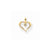 14k Gold Enhanced Blue Diamond Heart Pendant, Pendants for Necklace